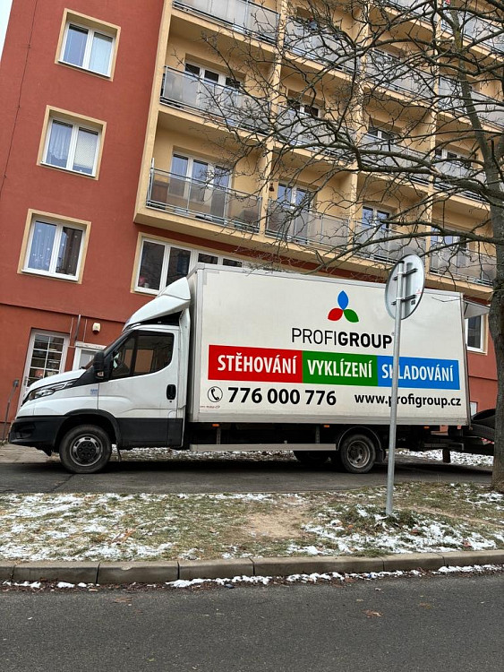 Stěhování Průhonice s PROFIGROUP